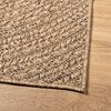 vidaXL Teppich ZIZUR 120x170 cm Jute-Optik Indoor und Outdoor
