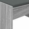 vidaXL Flurbank mit Kissen Graues Sonoma 83 x 38 x 40 cm