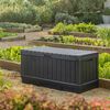 Keter Gartentruhe Kentwood 350 L Anthrazit
