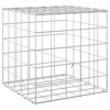 vidaXL Gabione mit 5 mm Draht und 10x10 cm Maschen 50x50x50 cm