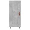 vidaXL Sideboard Betongrau 34,5x34x90 cm Holzwerkstoff