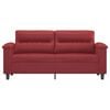 vidaXL 2-Sitzer-Sofa Weinrot 140 cm Kunstleder