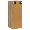 vidaXL Wandschrank Artisan-Eiche 34,5 x 34 x 90 cm Holzwerkstoff