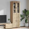 vidaXL Highboard mit Regal Sonoma-Eiche 60 x 35 x 182 cm Holzwerkstoff