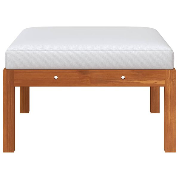 vidaXL 3-tlg. Garten-Lounge-Set mit Kissen Holz Akazie & Seil