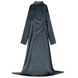 vidaXL Decken-Hoodie Marineblau F Flanell