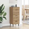 vidaXL Sideboard Artisan-Eiche 34 x 34,5 x 90 cm Holzwerkstoff