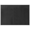 vidaXL Teppich Rechteckig Grau 70x100 cm Bambus