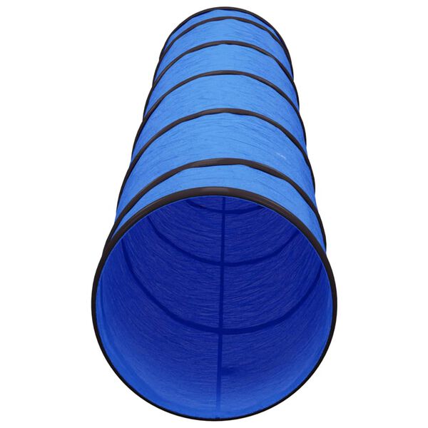 vidaXL Hundetunnel Blau Ø 40x200 cm Polyester