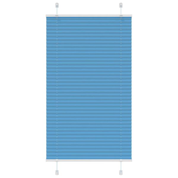 vidaXL Plissee Blau 70x150 cm Stoffbreite 69,4 cm Polyester