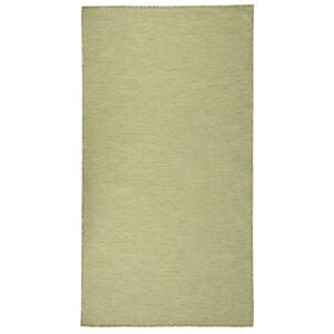 vidaXL Outdoor-Teppich Flachgewebe 80x150 cm Gr&uuml;n