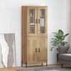 vidaXL Highboard Artisan-Eiche 69,5 x 34 x 180 cm Holzwerkstoff