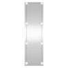 vidaXL Wandspiegel mit LED-Leuchten 30x100 cm Glas Rechteckig