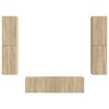 vidaXL TV-Schrankset 6 pcs Sonoma-Eiche Holzwerkstoff