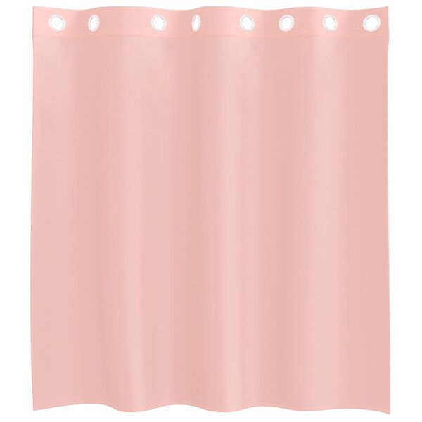 vidaXL Voile Vorhänge mit Ösen 2 Stk. Rosa 140x140 cm