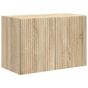 vidaXL TV-Wandschrank 59,5 x 31 x 40 cm Sonoma-Eiche Holzwerkstoff