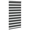 vidaXL Doppelrollo Schwarz 70x150 cm Stoffbreite 65,9 cm Polyester
