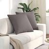 vidaXL Sofakissen 2 pcs Taupe 60 x 60 cm Stoff
