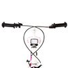 vidaXL Kinderfahrrad 24 Zoll Rosa und Weiß