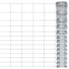 vidaXL Gartenzaun Verzinkter Stahl 50x1,5 m Silbern