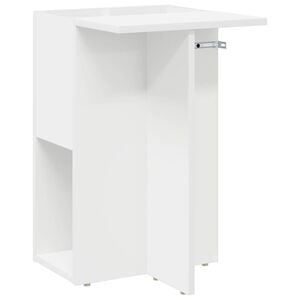 vidaXL Beistelltisch Wei&szlig; 35 x 40 x 55 cm Holzwerkstoff