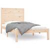 vidaXL Massivholzbett 100x200 cm