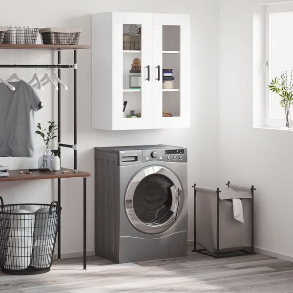 vidaXL Wandschrank Wei&szlig; 69,5x34x90 cm