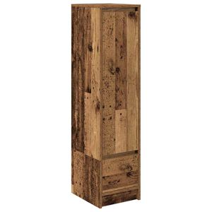 vidaXL Highboard Altholz-Optik 29,5x34x119,5 cm Holzwerkstoff
