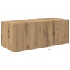 vidaXL TV-Wandschrank Artisan-Eiche 80 x 35 x 31 cm Holzwerkstoff