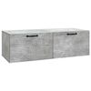 vidaXL Wandmontierter TV-Schrank Betongrau 98 x 41 x 30 cm
