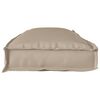 vidaXL Kissen Taupe 110 x 40 x 8 cm Oxford-Stoff