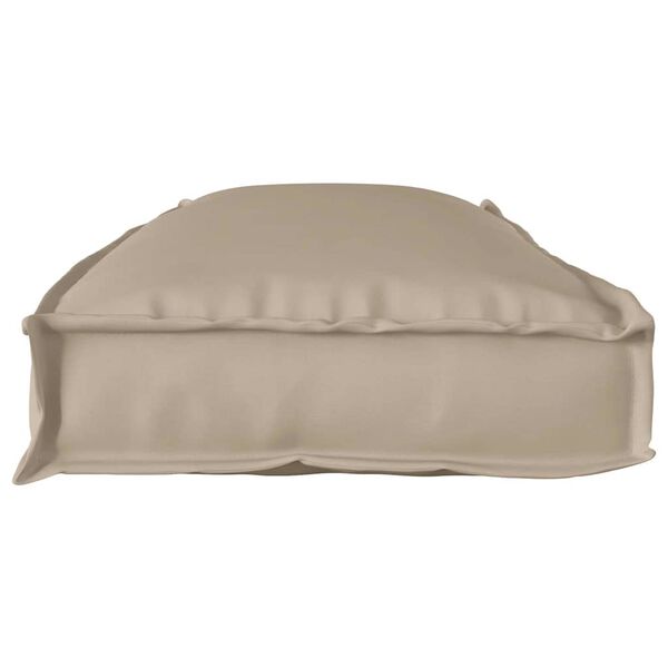 vidaXL Kissen Taupe 110 x 40 x 8 cm Oxford-Stoff