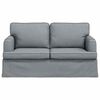 vidaXL Sofa Hellgrau Gesamtabmessungen: 144 x 80 x 85 cm (B x T x H)