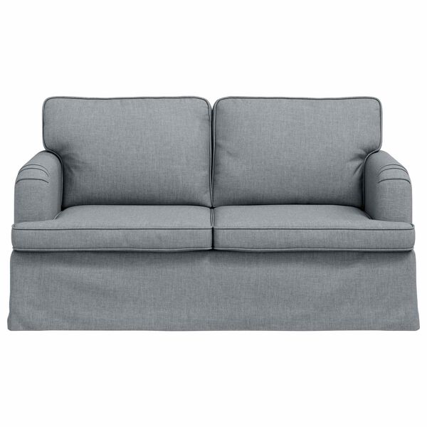 vidaXL Sofa Hellgrau Gesamtabmessungen: 144 x 80 x 85 cm (B x T x H)