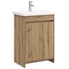 vidaXL Badezimmerm&ouml;bel-Set Artisan-Eiche 61 x 40 x 84,5 cm