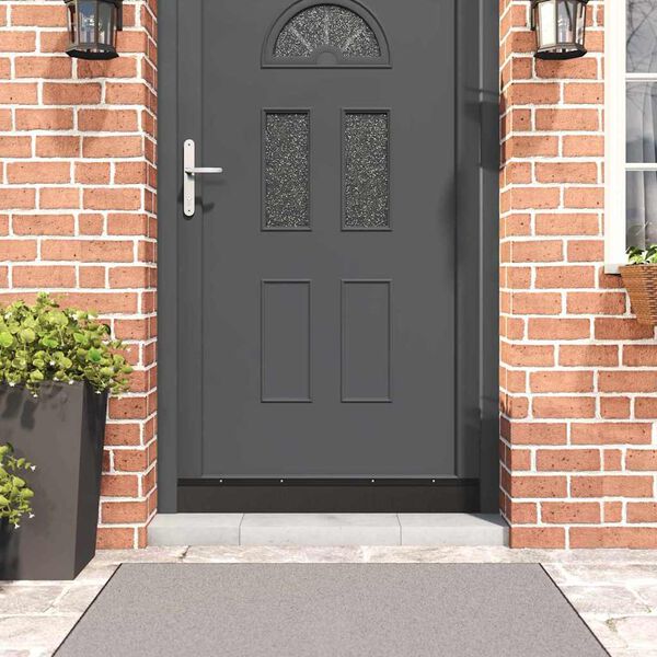 vidaXL Aufsteck T&uuml;rb&uuml;rstendichtungen 2 pcs Schwarz 100 cm