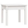 vidaXL Gartenbank Wei&szlig; 50x44x45 cm Massivholz Kiefer