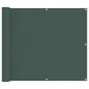 vidaXL Balkonsichtschutz Dunkelgr&uuml;n 100 x 800 cm Oxford-Stoff