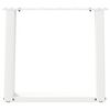 vidaXL Couchtischbeine U-Form 2 Stk. Wei&szlig; 50x(42-43) cm Stahl