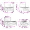 vidaXL Outdoor-Sofagarnitur 5 St&uuml;ck Natur Massivholz Akazie
