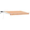 vidaXL Manuelle Gelenkarmmarkise mit LEDs Mehrfarbig 3 x 2,5 m