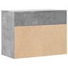 vidaXL Schuhbank Betongrau 60x30x45 cm Holzwerkstoff