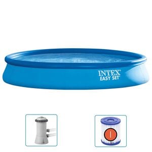 Intex Schwimmbecken Easy Set mit Filtersystem 457x84 cm