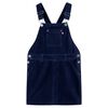 Kinder-Latzkleid Cord Marineblau 92