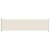 vidaXL Seitenmarkise Ausziehbar 600x160 cm Creme