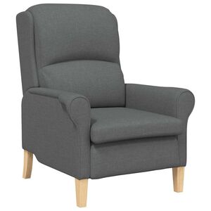 vidaXL Sessel Dunkelgrau Stoff