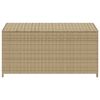 vidaXL Gartentruhe Beige 190L Poly Rattan