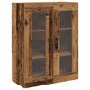 vidaXL Highboard mit Schubladen 2 pcs Altholz Holzwerkstoff