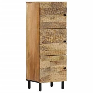 vidaXL Highboard 40x33x110 cm Massivholz Mango