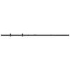 vidaXL Mini Schiebet&uuml;rbeschlag Set f&uuml;r Schrankt&uuml;ren Carbonstahl 183 cm